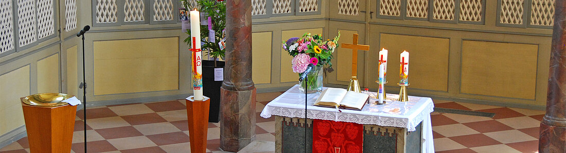 Altarraum der Kirche in Mutterstadt